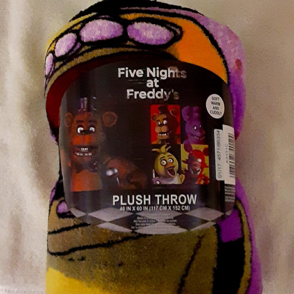 Five Nights at Freddy's Plush Throw